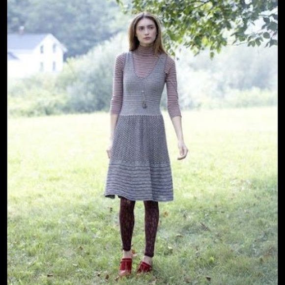 Anthropologie Knitted Knotted sweater dress - Picture 4 of 10